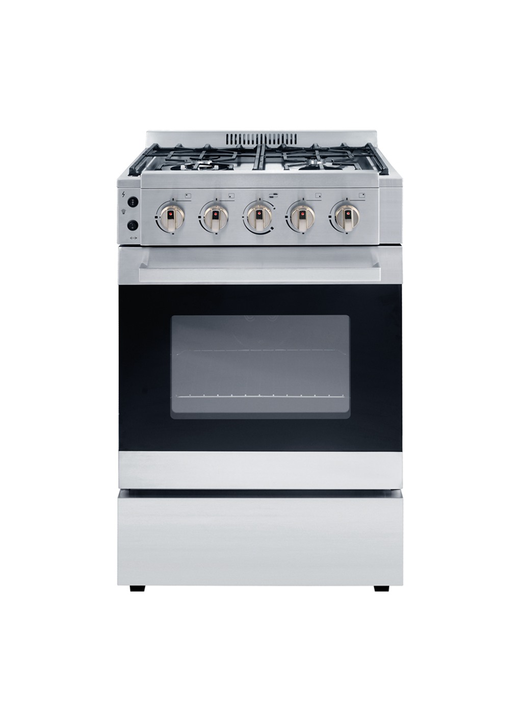 4 Burnners Freestanding Single Gas Oven with Electric Oven