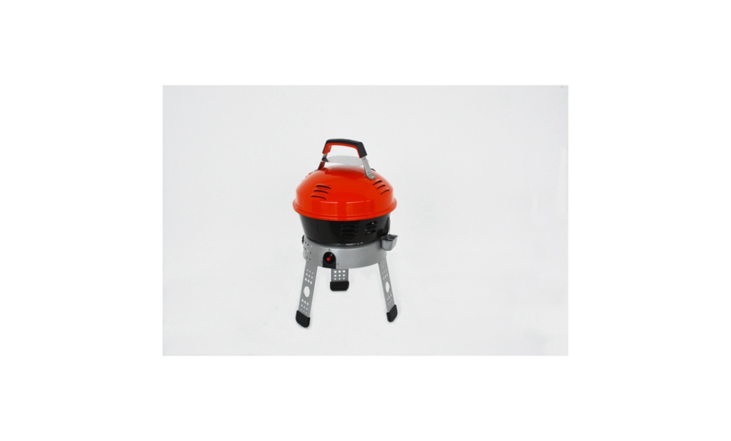 Portable Gas Grill Orange Lid